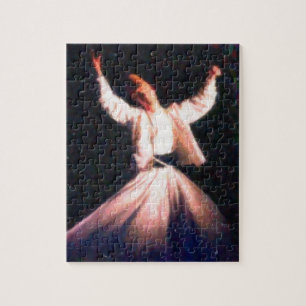 Puzzle sufi - peinture d'art de danse de derviche