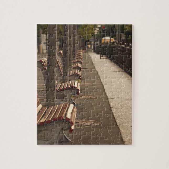 Puzzle Suisse, canton du Tessin, Lugano. Bord du lac (Vertical)