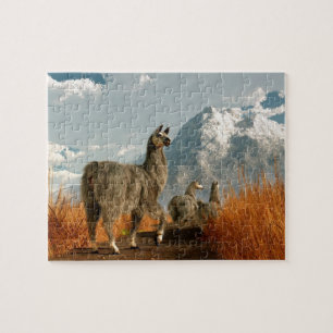 Puzzle Suivez le lama