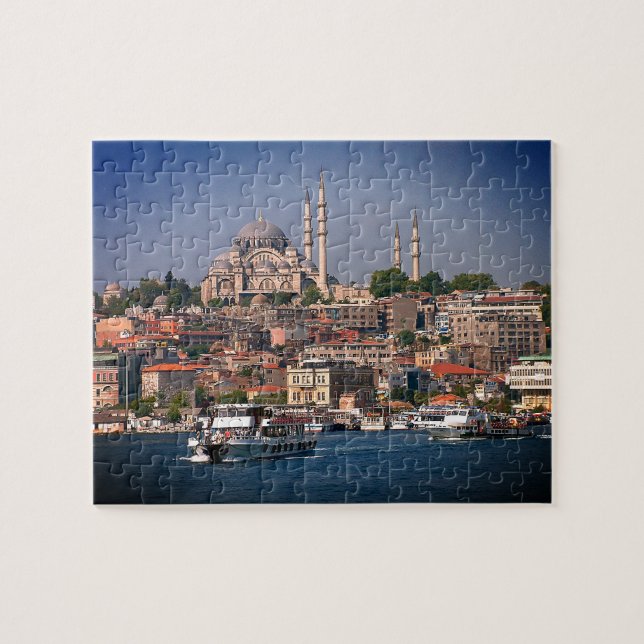Puzzle Sultan Ahmed, Istanbul panorama, Turquie (Horizontal)