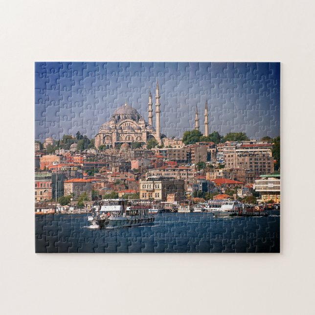 Puzzle Sultan Ahmed, Istanbul panorama, Turquie (Horizontal)