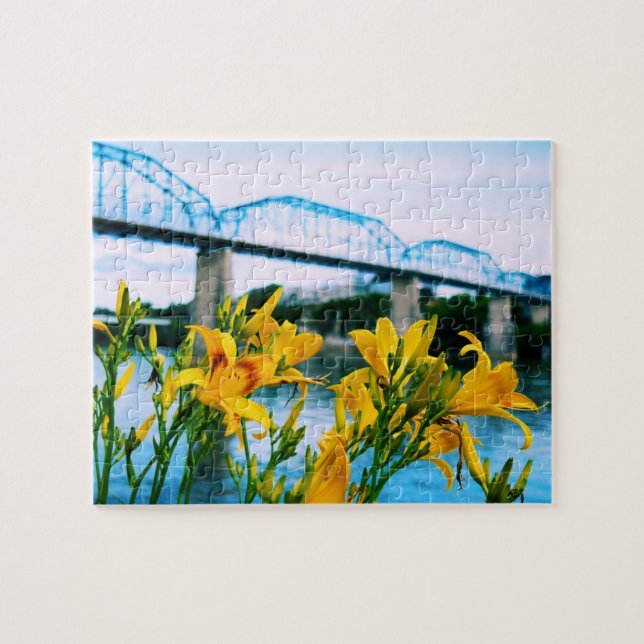 Puzzle Summer in Chattanooga - Walnut Street Bridge 8x10 (Horizontal)