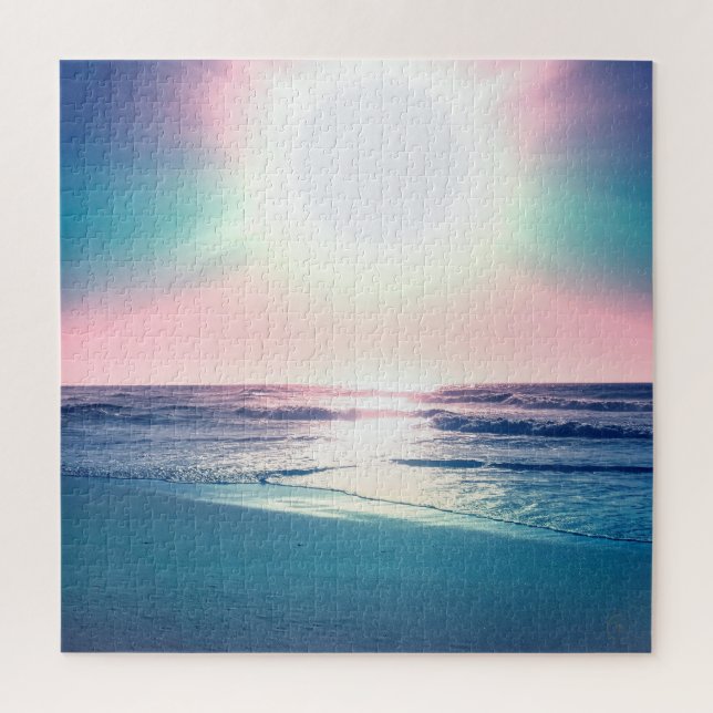 Puzzle Summer Sea Sunset Tropical Beach Photo (Vertical)