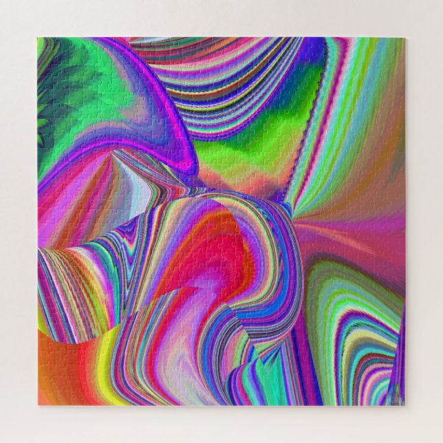 Puzzle Summerrainbow, Rainbowart 3D Abstrait (Vertical)