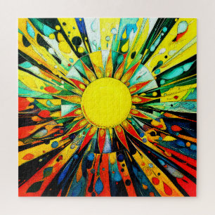 Puzzle Sun En Abstrait 910