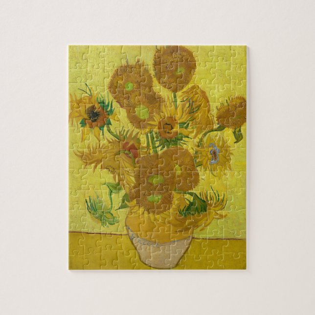 Puzzle Sunflowers by Van Gogh Painting Art (Vertical)