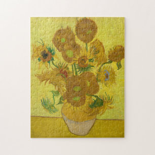 Puzzle Sunflowers by Van Gogh Painting Art