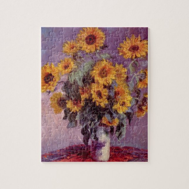 Puzzle Sunflowers par Claude Monet (Vertical)