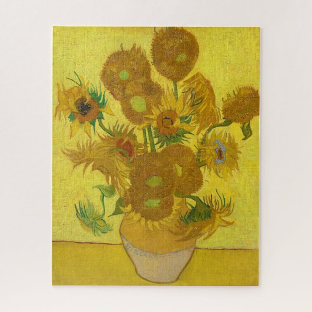 Puzzle Sunflowers par Vincent van Gogh (Vertical)