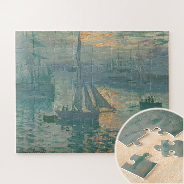 Puzzle Sunrise (Marine) par Claude Monet (Créateur téléchargé)