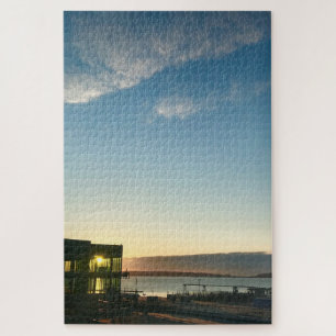 Puzzle Sunrise Over Portland ME, Maine Photographie