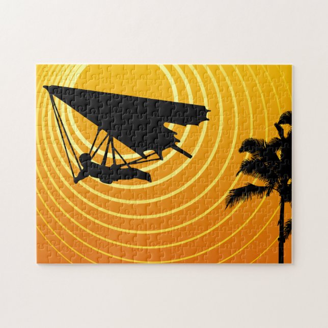 Puzzle sunscene hang gliding (Horizontal)