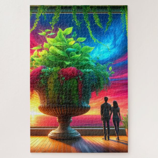 Puzzle Sunset art (Vertical)