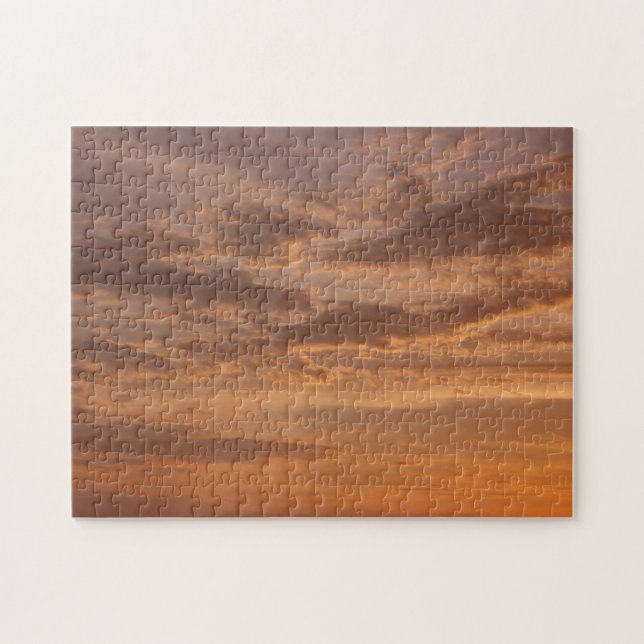 Puzzle Sunset Clouds II Pastel Nature Abstraite (Horizontal)