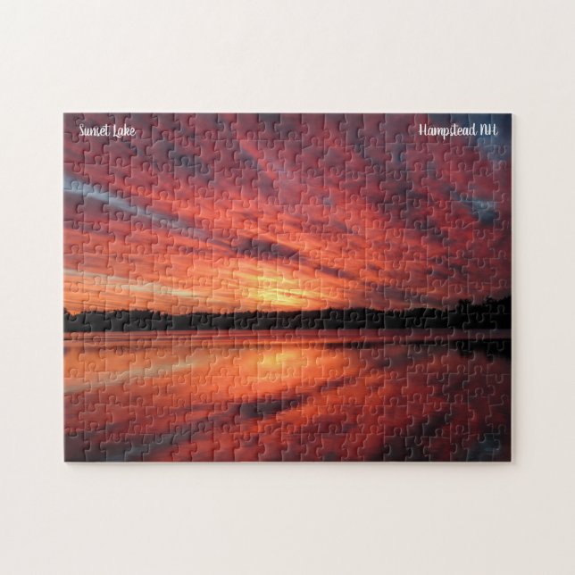 Puzzle Sunset Lake (Horizontal)