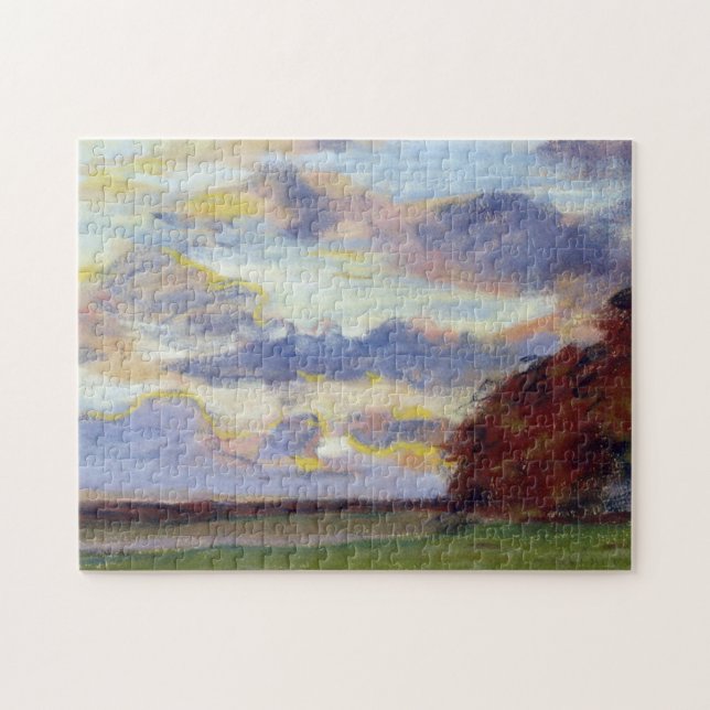 Puzzle Sunset Monet Fine Art (Horizontal)