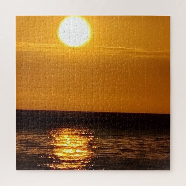Puzzle Sunset on the Sea (Vertical)