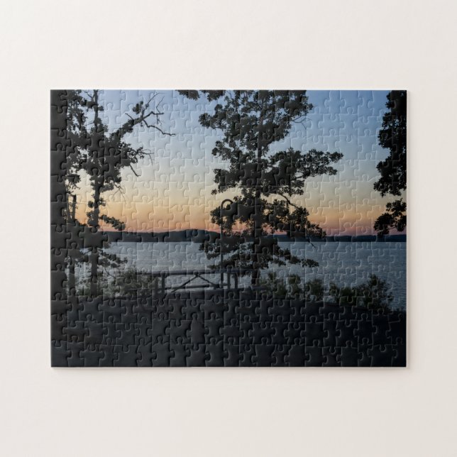 Puzzle Sunset Rock Table (Horizontal)