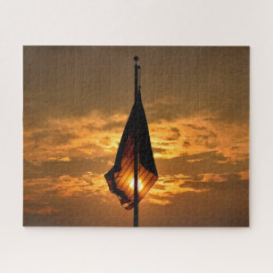 Puzzle Sunset Sky Ablaze - 16x20 - 520 pcs.