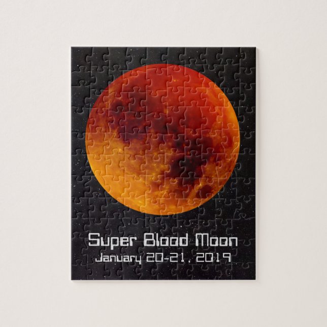 Puzzle Super Blood Moon Eclipse 2019 (Vertical)