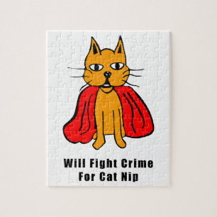 Puzzle Super Cat Fight Crime For Catnip ( ajoutez votre n
