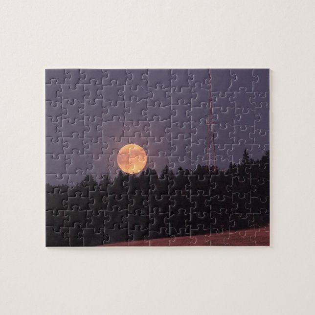 Puzzle Super Lune d'Août sur Paradise Ridge (Horizontal)