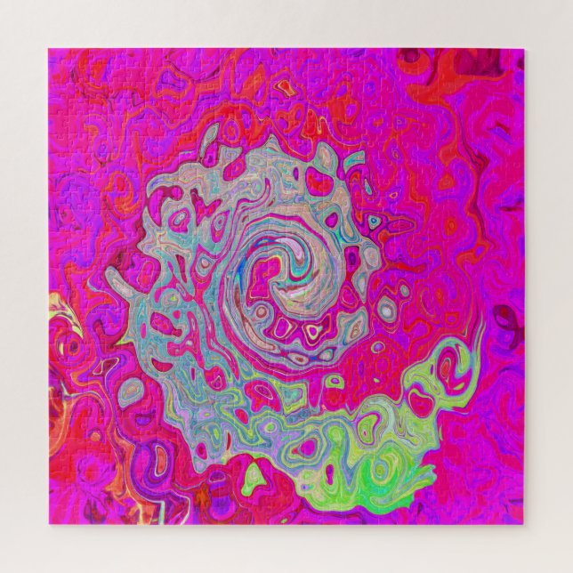 Puzzle Super Turquoise bleu et rouge (Vertical)