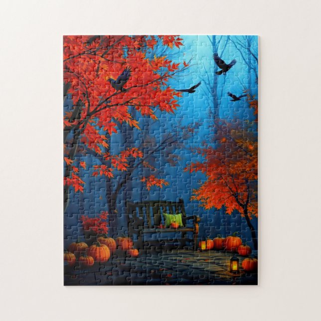 Puzzle Superbe Scène d'automne (Vertical)