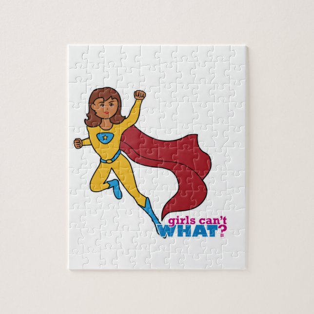 Puzzle Superhero Girl (Vertical)