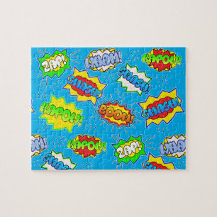 Puzzle Superhero Super Powers Colorful Kid's