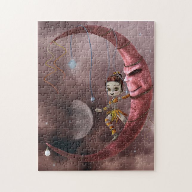 Puzzle sur la lune (Vertical)