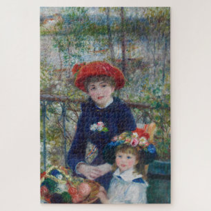 Puzzle Sur la terrasse, portrait impressionniste, Renoir