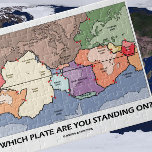 Puzzle Sur Quelle Plaque Êtes-Vous Debout ? (Tectonique e<br><div class="desc">No need to be a geologist or seismologist to enjoy this plate tectonics design that objets the plates of the Earth,  along with the query "Which Plate Are You Standing On?" Educational,  géological attitude for anyone who on earth !</div>