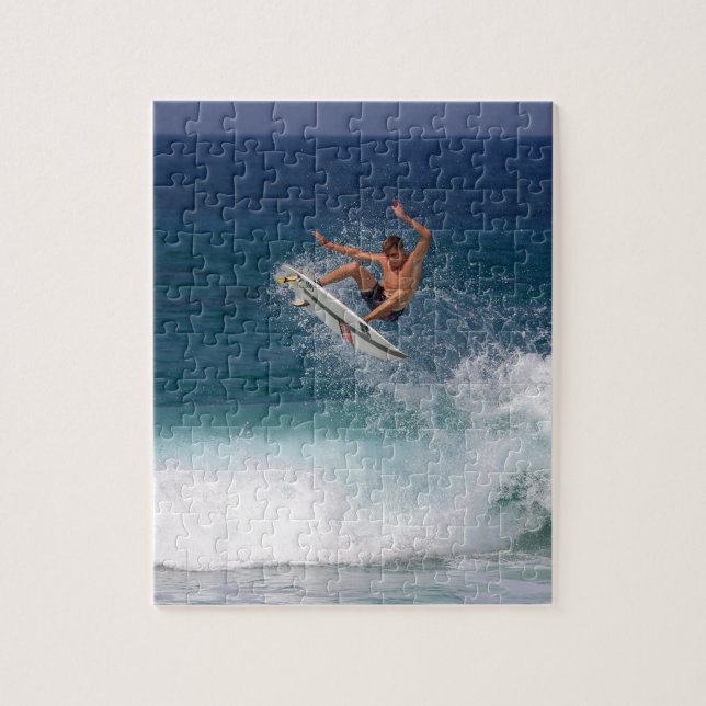 Puzzle Surf des vagues aériennes tropicales (Vertical)