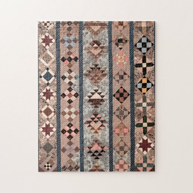 Puzzle Surface composée aux formes géométriques (Vertical)