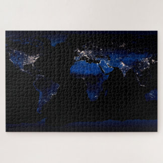 Puzzle Surface terrestre et îles de l'espace