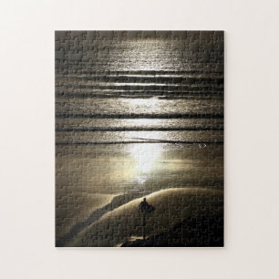 Puzzle Surfer de coucher du soleil à la casse-tête de