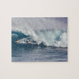 Puzzle Surfeurs à vagues océaniques extrêmement difficile