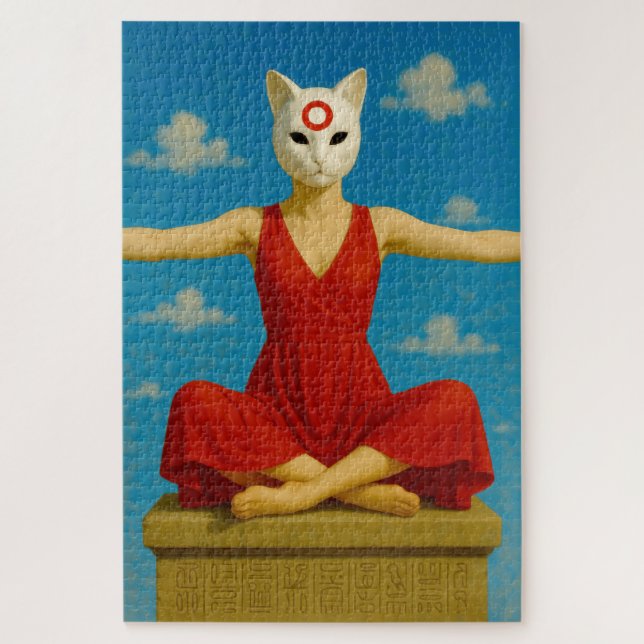 Puzzle surreal Cat Goddess (Vertical)