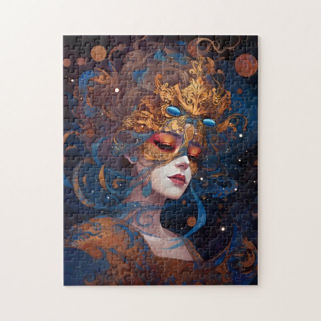 Puzzle Surreal Lady Imaginaire Art (Vertical)