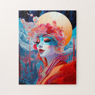 Puzzle Surreal Lady Imaginaire Art