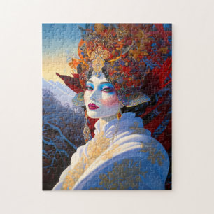 Puzzle Surreal Lady Imaginaire Art
