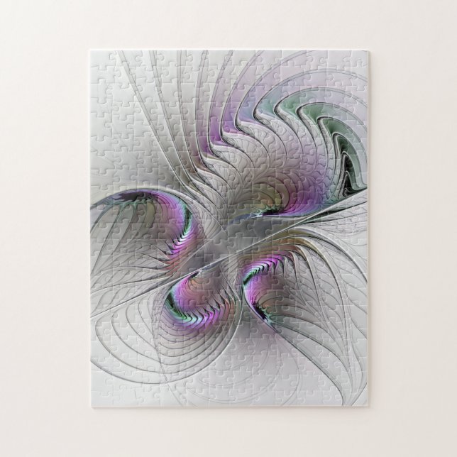Puzzle Surreal Shy Beauty Moderne Art Fractal Abstrait (Vertical)
