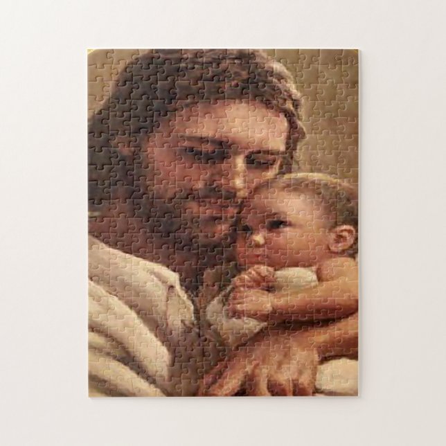 Puzzle Surveillance de Jésus et de l'enfant (Vertical)