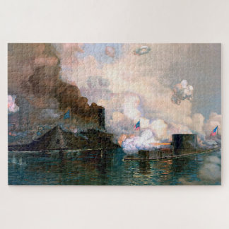 Puzzle Surveiller Merrimac Le premier combat entre les cu