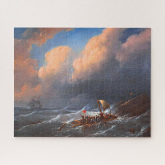 Puzzle Survivants des naufrages sur un radeau