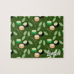 Puzzle Sushi Cucumber Rolls Verdure Alimentation asiatiqu
