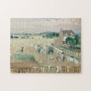Puzzle Suspendre la blanchisserie à sec   Berthe Morisot