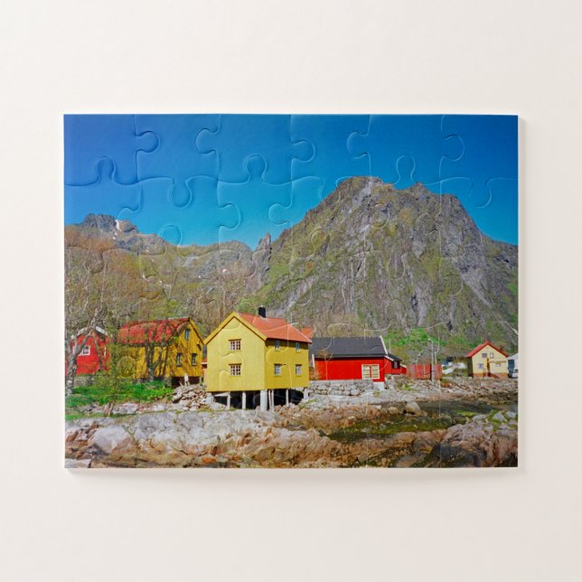 Puzzle Svolvaer, Norvège 30-pc (Horizontal)
