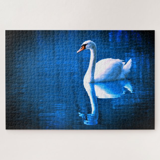 Puzzle Swan (Horizontal)